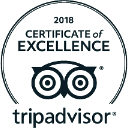 2018 Tripadvisor Certificate of Excellence