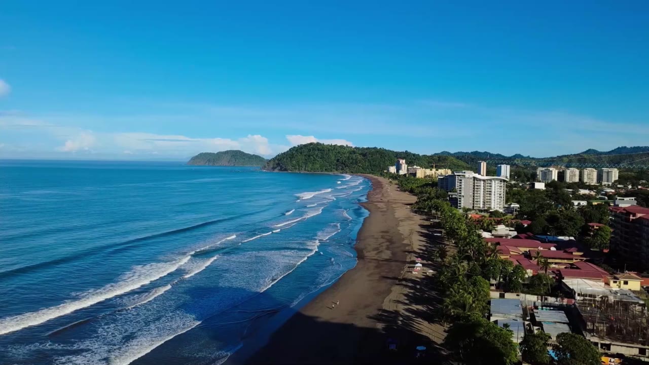 Drone video of Jac&oacute; Beach